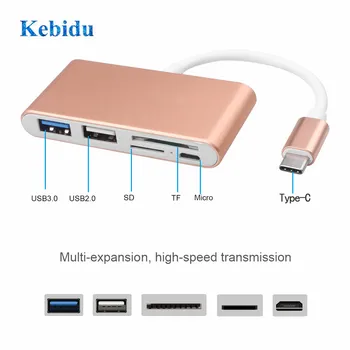 

USB Type C to Multi SD CF Micro SD Card Reader Type-C USB-C HUB OTG 3.0 Micro USB Combo Adapter for Macbook Air Pro 2018