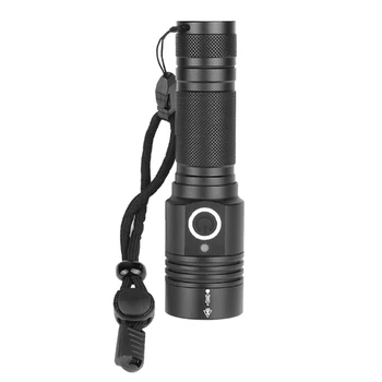 

New 09-P50 XHP 50 5Mode Portable Telescopic Zoomable USB Rechargeable LED Flashlight 18650/26650 LED Torch for Bicycle Camping