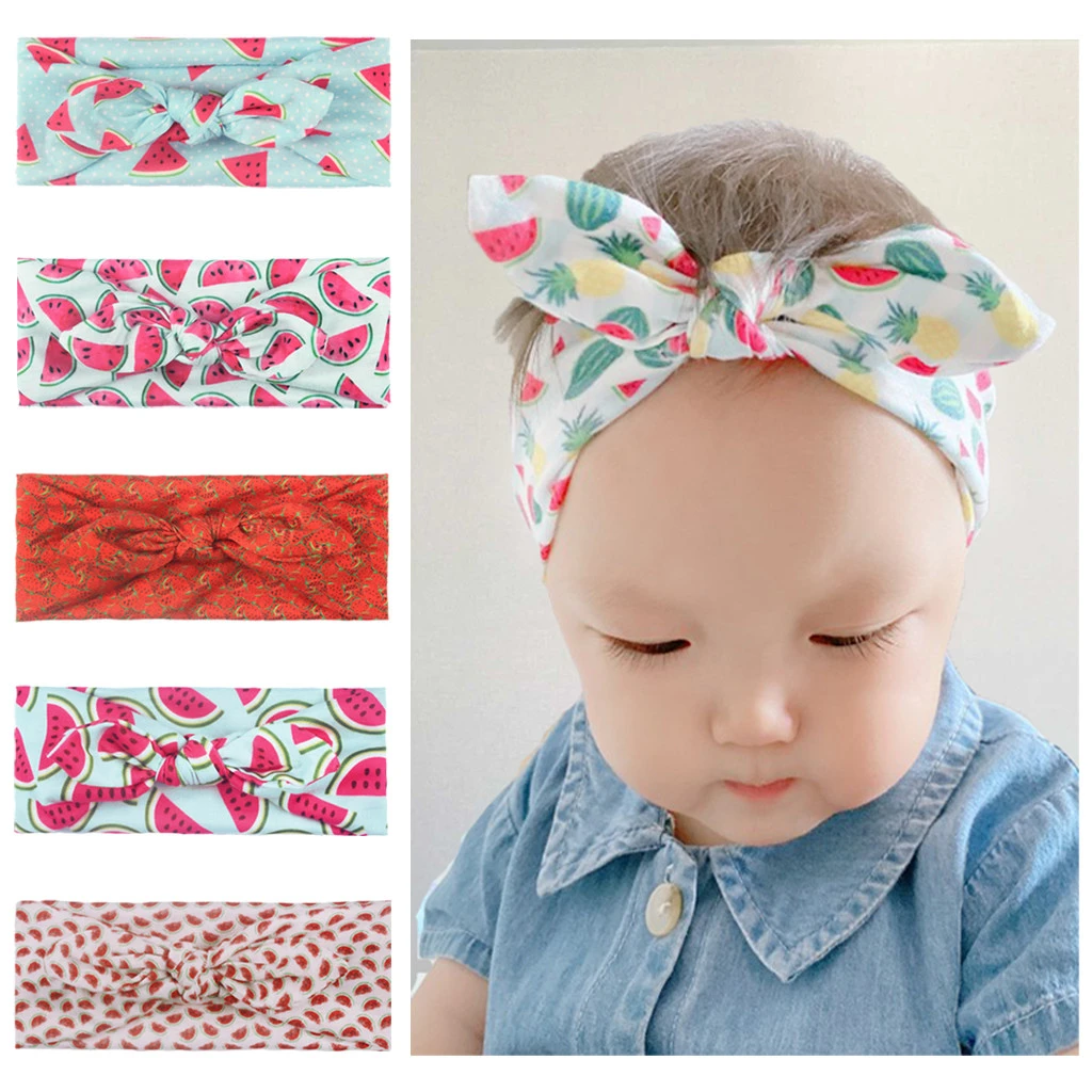 watermelon baby headband