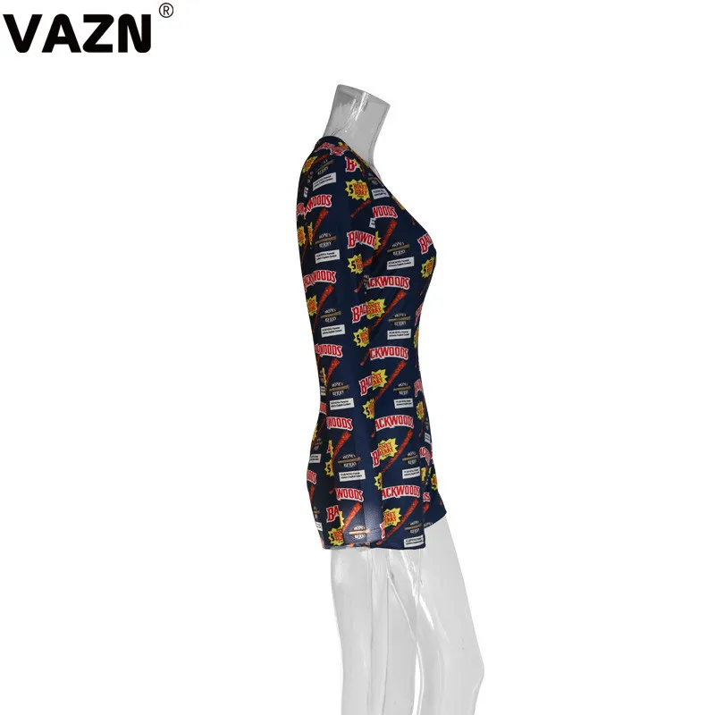 VAZN,, паритет, снижение возраста, свободный, мягкий, сексуальный, модный, глубокий v-образный вырез, полный рукав, необычные женские Мини-комбинезоны с высокой талией