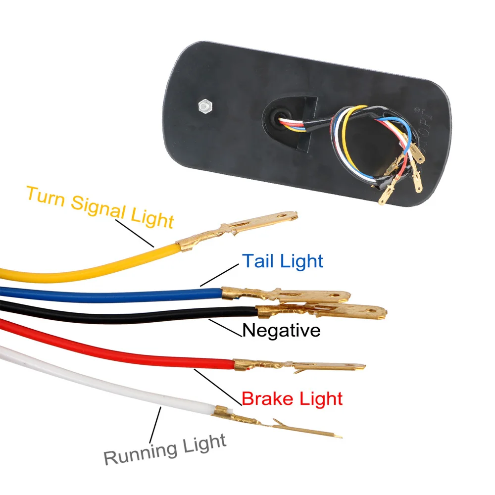 LED Tail Lights 12V 24V Truck Rear Brake Lamp LED Trailer Turn Signal Running Lights Taillights Stop Warning Indicator Lorry Van Car Accessories