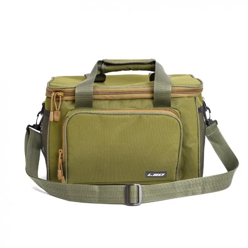 Outdoor Multifunctional Canvas Fishing Bag Fishing Tackle Shoulder