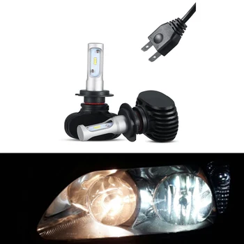 

S1 H7 Motorcycle CSP LED Headlight Bulb 50W 6000K High Low Beam For BMW R1200GS R1200RT R1200S S1000RR S 1000RR