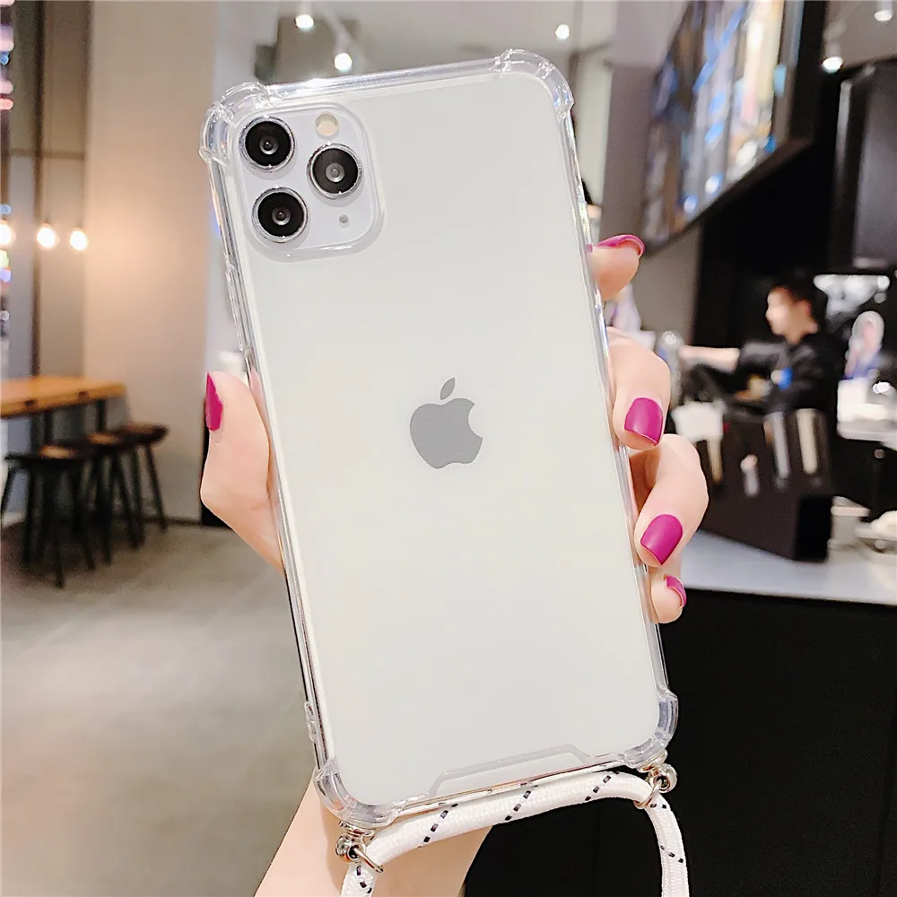 KJOEW Transparent Shockproof Frame Case For iPhone 11 Pro Max XR XS 6 6S 7 8 Plus X Full Body Soft TPU Phone Back Cover | Мобильные