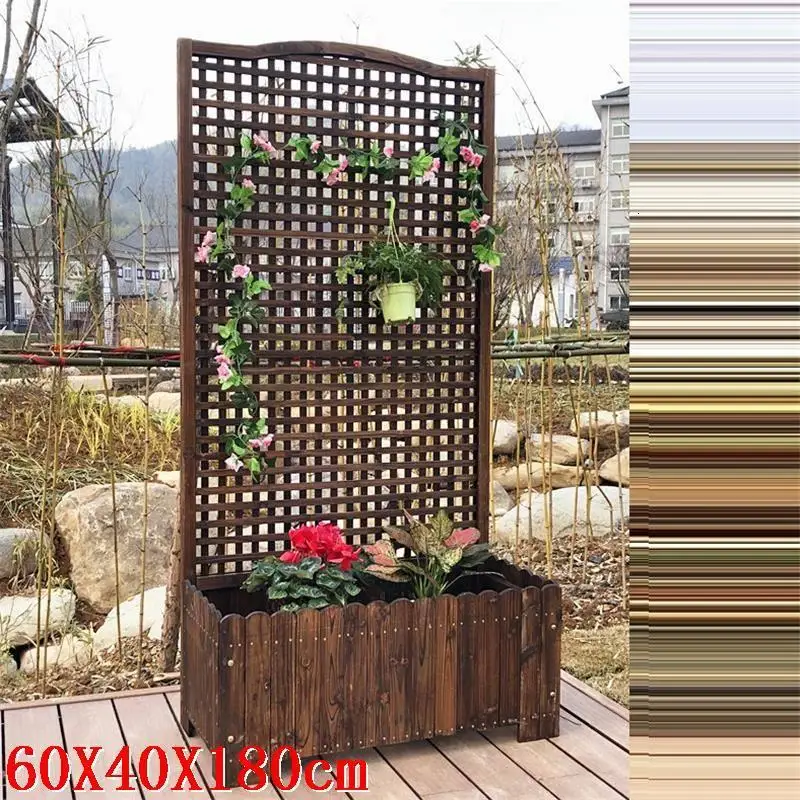 MODEL I Standi Крытый Huerto Urbano Madera Balkon горшок сад деревянные полки для балкона Dekoration полка открытый цветок завод Стенд - Цвет: MODEL I