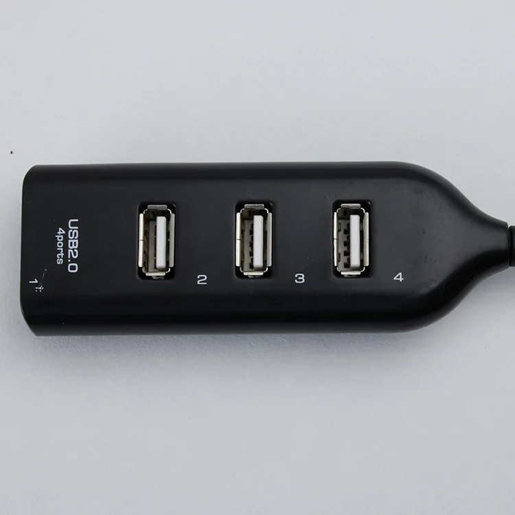 Лидер продаж USB 2,0 Hi-Скорость 4 Порты и разъёмы USB hub-разветвитель концентратор USB для передачи данных для телефона адаптер для ПК компьютер для Портативный жестких дисков