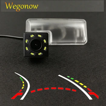 

For Subaru Forester 2013 HD Wireless Car CCD Rear view Camera Fisheye 4 8 12 led dynamic Night Vision bracket waterproof parking