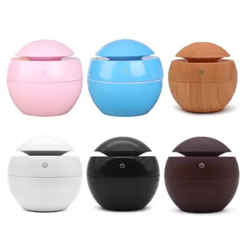 

130ML Ultrasonic Air Humidifier Purifier Essential Oil Diffuser Colorful Atmosphere Light USB Charging for Home Office
