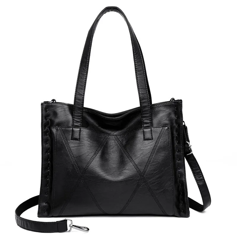 Black Sac a основные роскошные женские сумки модные мягкие кожаные женские сумки дизайнерские женские сумки через плечо Повседневные Сумки С Короткими Ручками - Цвет: Black