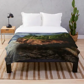 

Soft Blanket for Bed Sherpa Flannel Fleece Blanket Home Travel Sofa Soft Throw Blanket Autumn Overlook