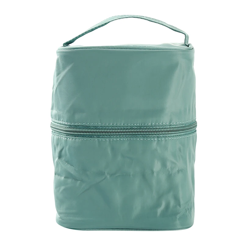 sky blue Модная круглая сумка для макияжа в путешествии косметичка Органайзер гигиеническая Косметика Сумки Нетканые ткани портативный ящик для хранения большой емкости - Цвет: sky blue