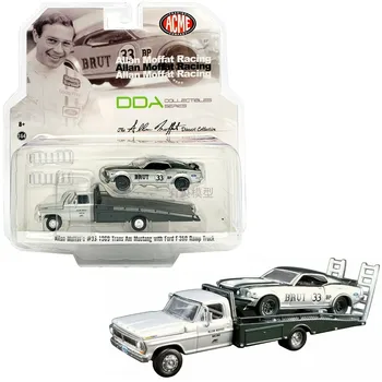 

ACME cars 1/64 Allan moffat #33 1000 trans am mustang with Ford F-350 ramp truck Collector Edition Metal Diecast Model Cars