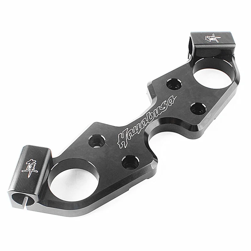 

For Suzuki Hayabusa GSXR1300 2008-2013 2009 2010 2011 2012 CNC Triple Tree Front End Upper Top Clamp Black