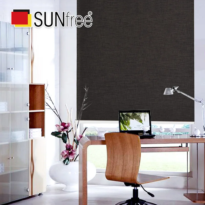 Sunfree высокое качество Lelisi ткань затемняющие рулонные шторы для офиса, отеля, занавески, сделанные для измерения рулонные шторы
