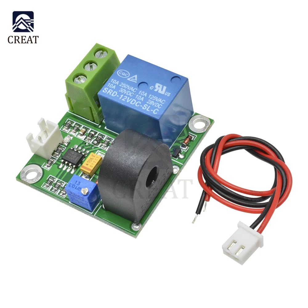 DC 12V AC Current Detection Sensor Module 05A Overcurrent Protection
