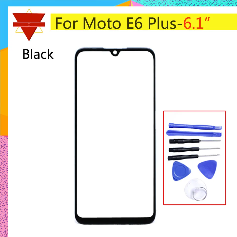 

LCD Front Glass Lens For MotorolaMoto E6 Plus Front Outer Screen Glass Lens Touch Screen