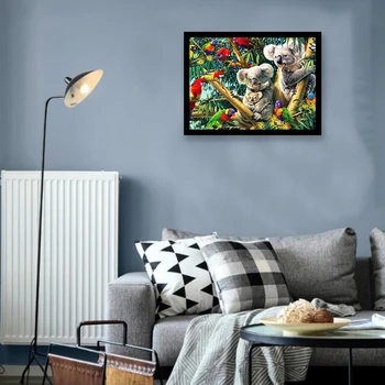 

Full Square Diamond Painting Koala Animal Home Decoration Embroidery Picture Handcraft Art Kit