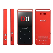 RUIZU D01 HiFi MP3-плеер 4G/8G 1,8 дюймов сенсорная кнопка Диктофон FM Электронная книга часы видео Шагомер Bluetooth MP3 музыкальный плеер