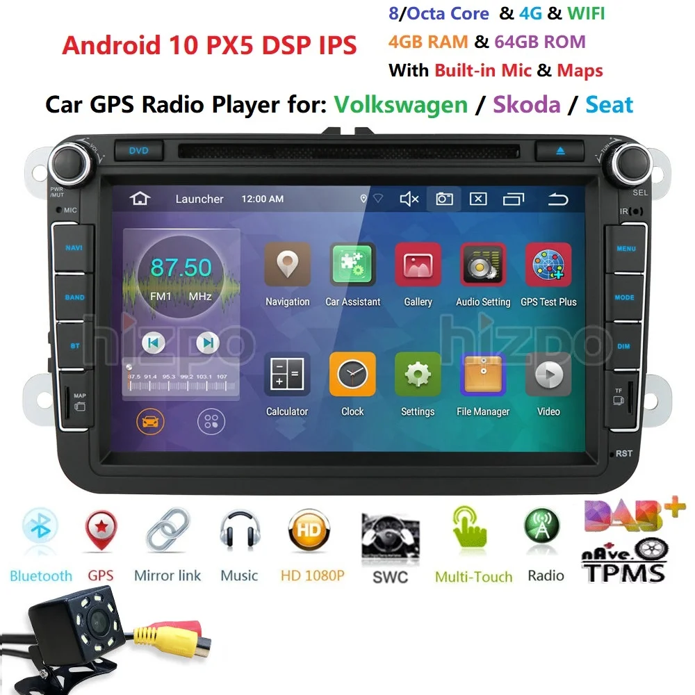 - Android 100 PX6 464GB car DVD player Builtin DSP Car multimedia Radio For Fiat Ducato 20062019 CITROEN Jumper GPS Navigation