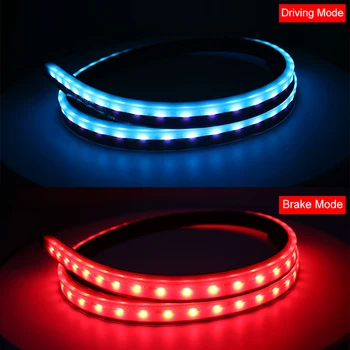 

Car LED Brake light Bar Rear Windshield Stop Signal Lights Flowing Lamps Blinker 90/100cm Universal Auto Driving Lamp