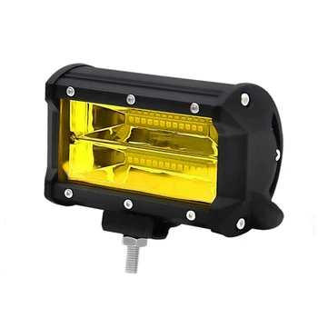 

5inch LED Light Bar 72W Flood Beam Off Road SUV Driving Waterproof Car