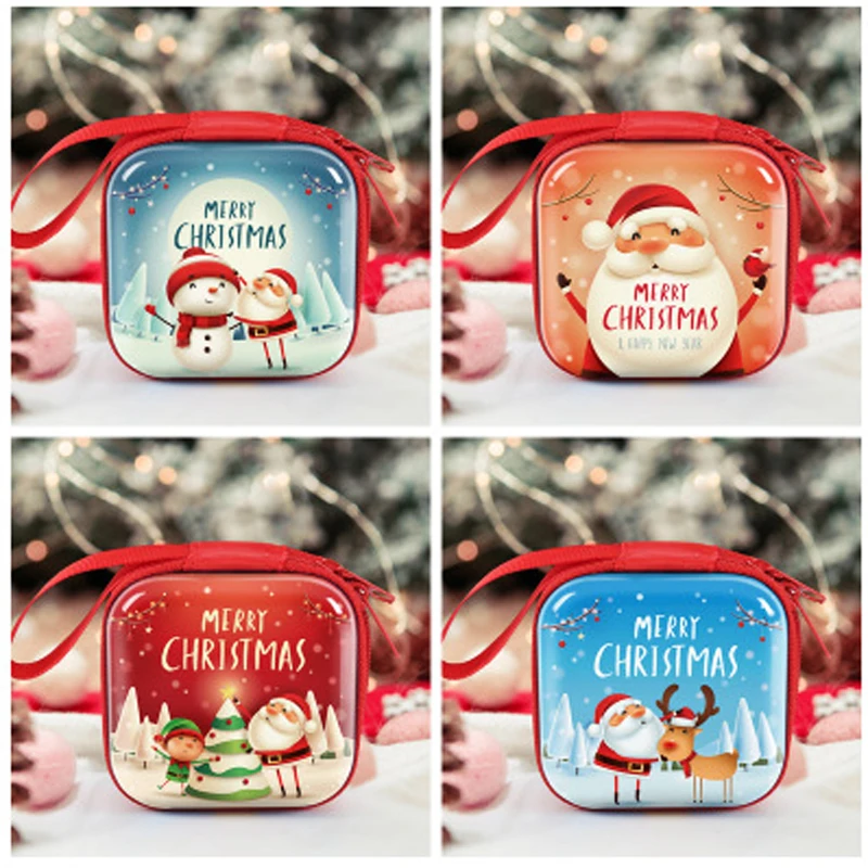 

New Baby Mini Cartoon Animal Round Zipper Card Holder Headphone Wallet Children Mini Handbag Girls Boys Christmas Gift