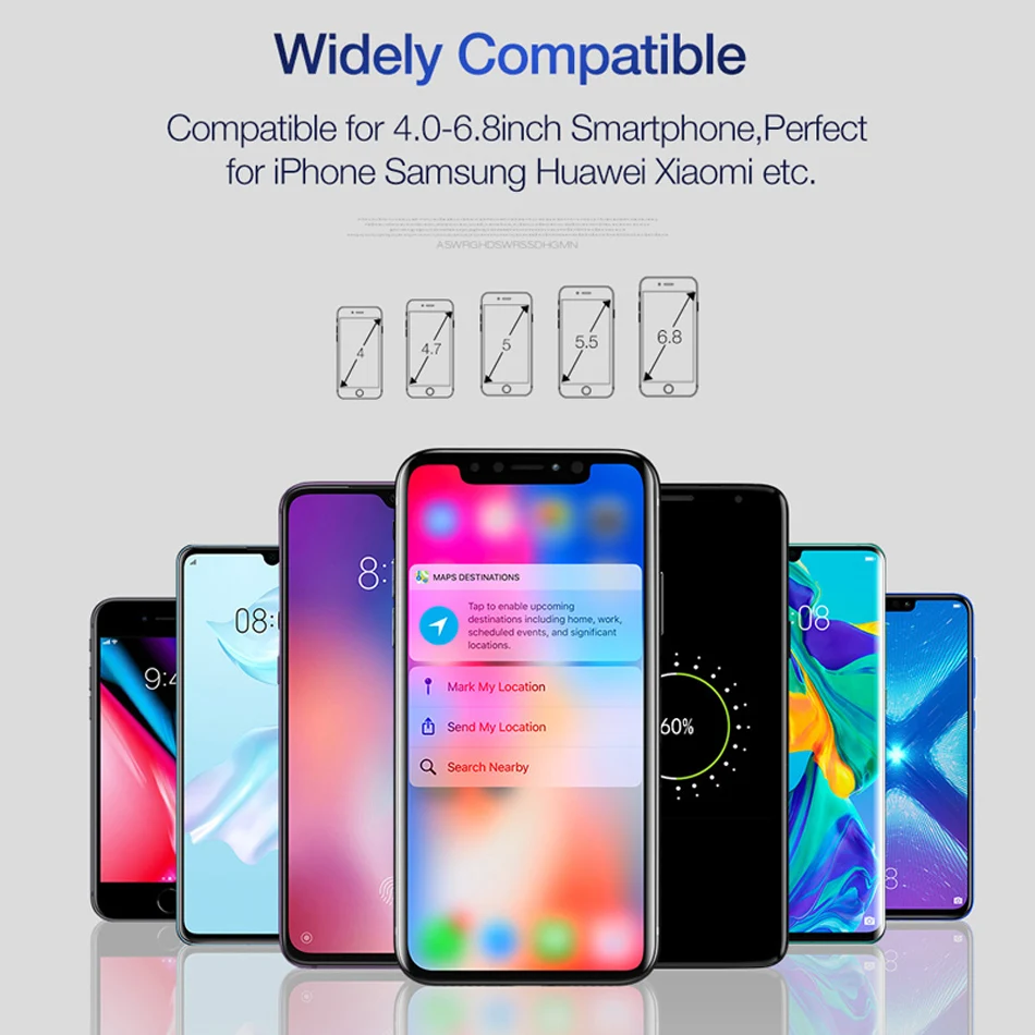 Универсальный автомобильный держатель для телефона Redmi Note 8 huawei Air Vent Mount автомобильные держатели подставка для мобильного телефона Поддержка для iPhone 11 Pro X кронштейн