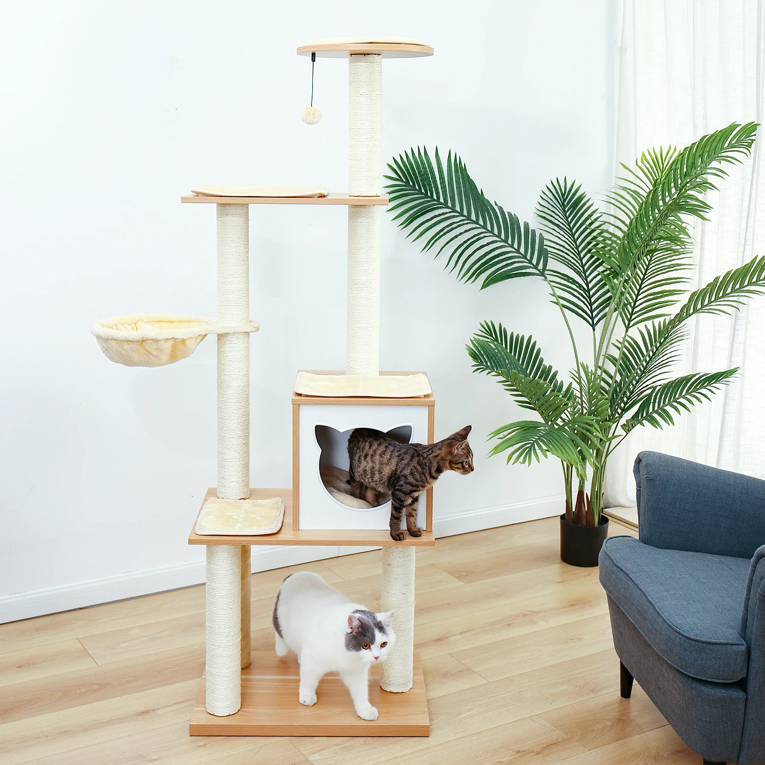 Domestic-Delivery-Wooden-Modern-Cat-Tower-Cat-s-Activity-Cat-Furniture-with-Removable-and-Washable-Mats.jpg