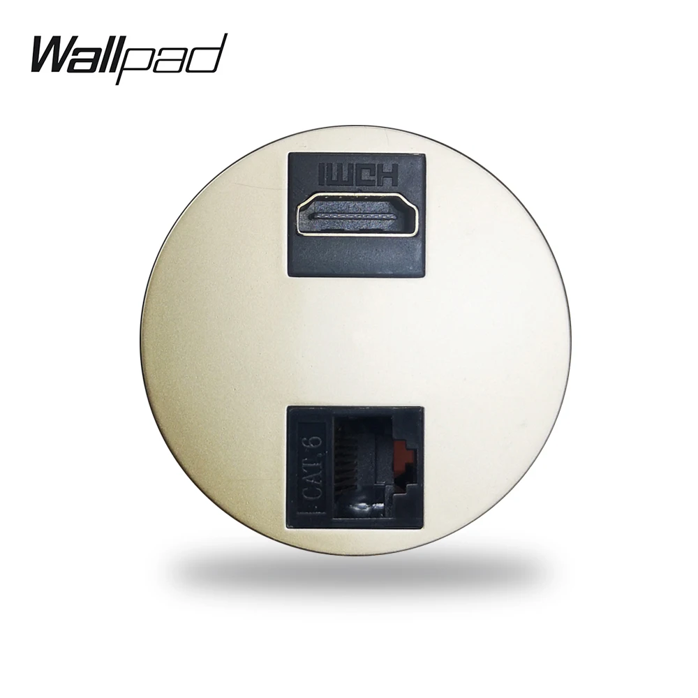 Wallpad L6 5 цветов HDMI USB проводка расширения розетка модульная DIY Бесплатная