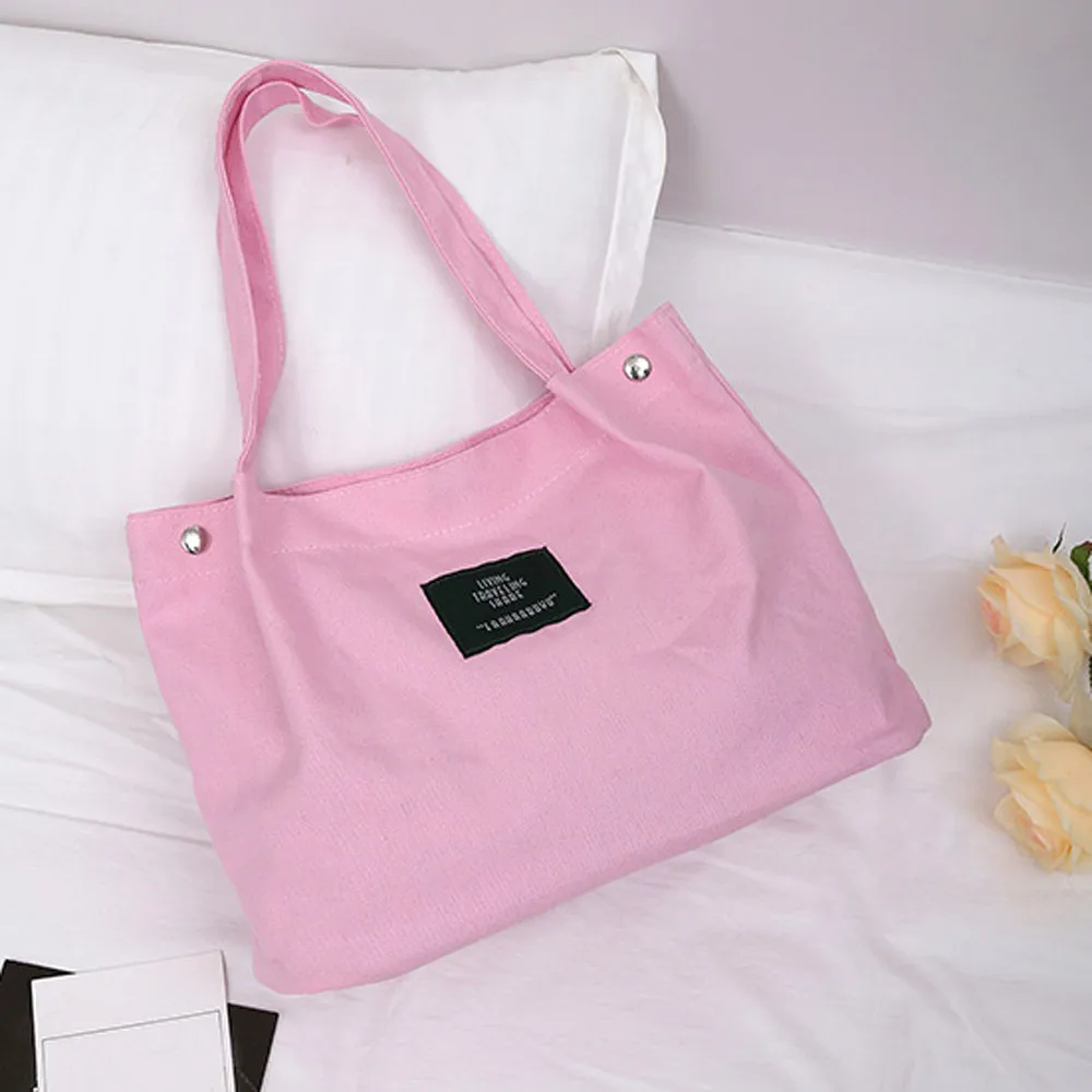 Многоразовая хозяйственная сумка для девочек Женская Ретро простая буквенная холщевая сумка на плечо большие вместительные складные сумки#57