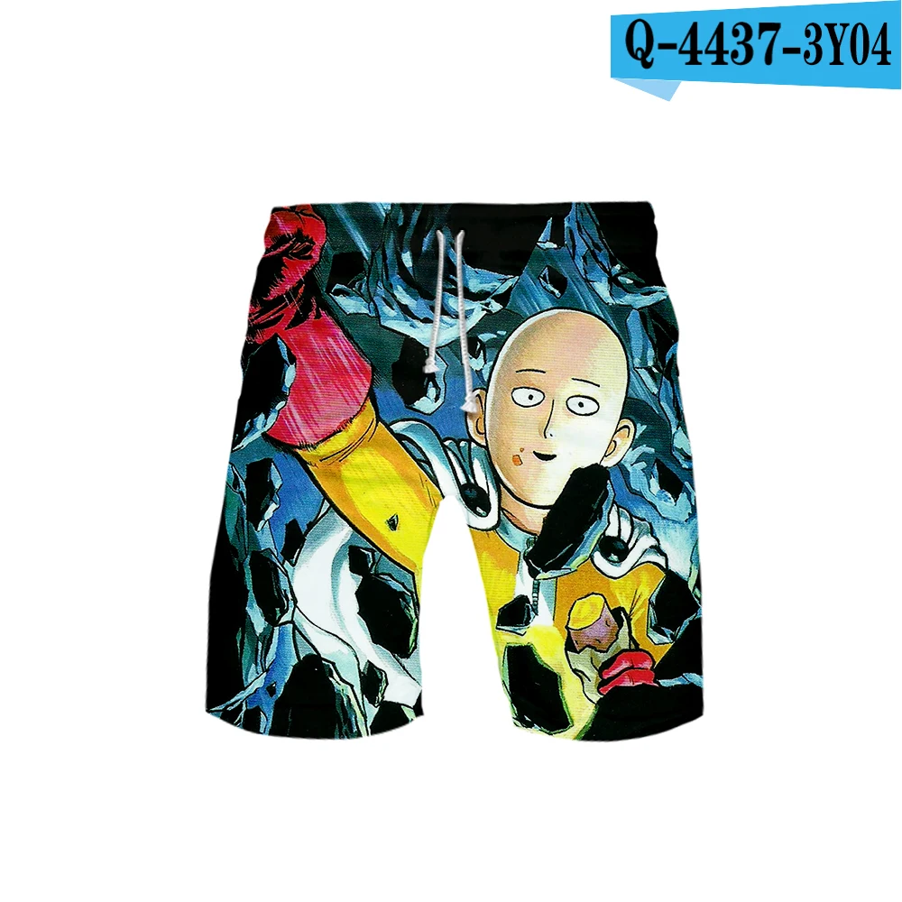 Мужские шорты, 3D, One Punch Man сезона 2, 3 дборда, летние новые быстросохнущие пляжные шорты, мужские шорты в стиле хип-хоп, пляжная одежда - Цвет: E