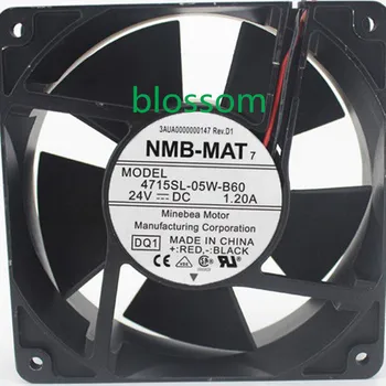 

TECHNOLOGIES 4715SL-05W-B60-D00 Axial Fan, 4715SL Series, 24 VDC, 119 mm, 38 mm, 181 cu.ft/min, 5.13 mÂ³/min