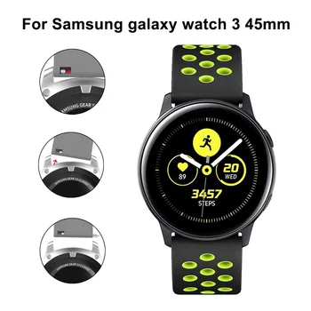 

20mm/22mm Wristband for Huawei GT/2/2E/Pro Samsung gear S3 Frontier/S2 bracelet Galaxy Watch 46mm/42mm/Active 2/3 45mm Strap