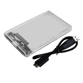 

Transparent SSD Solid State Machine Notebook SATA Serial USB 3.0 High-Speed Mobile Hard Disk Box USB To SATA Serial Port