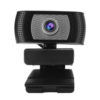 

720P HD Adjustable Live Video Camera USB 2.0 Drive-Free Installation Webcam with Microphone Auto Focus Online Teaching