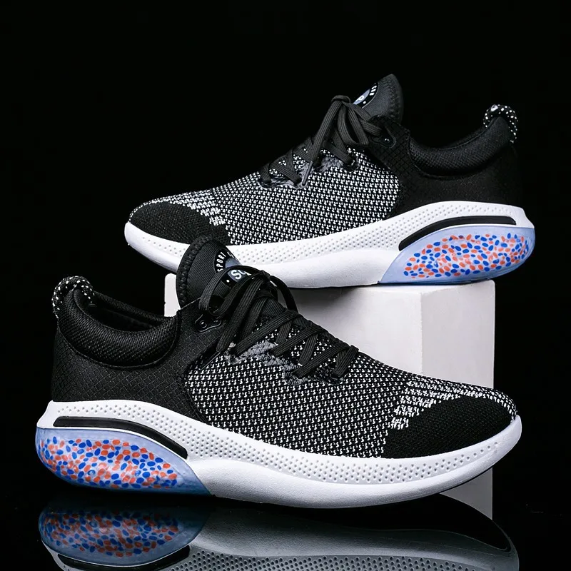

MEN'S SHOES 2020 Spring And Summer New Style Fly Woven Coconut Shoes Versatile Breathable Sports Casual Running Shoes