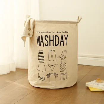 

Foldable Laundry Storage Basket Large Capacity Socks Underwear Clothing Sundries Storage Bag Organizers