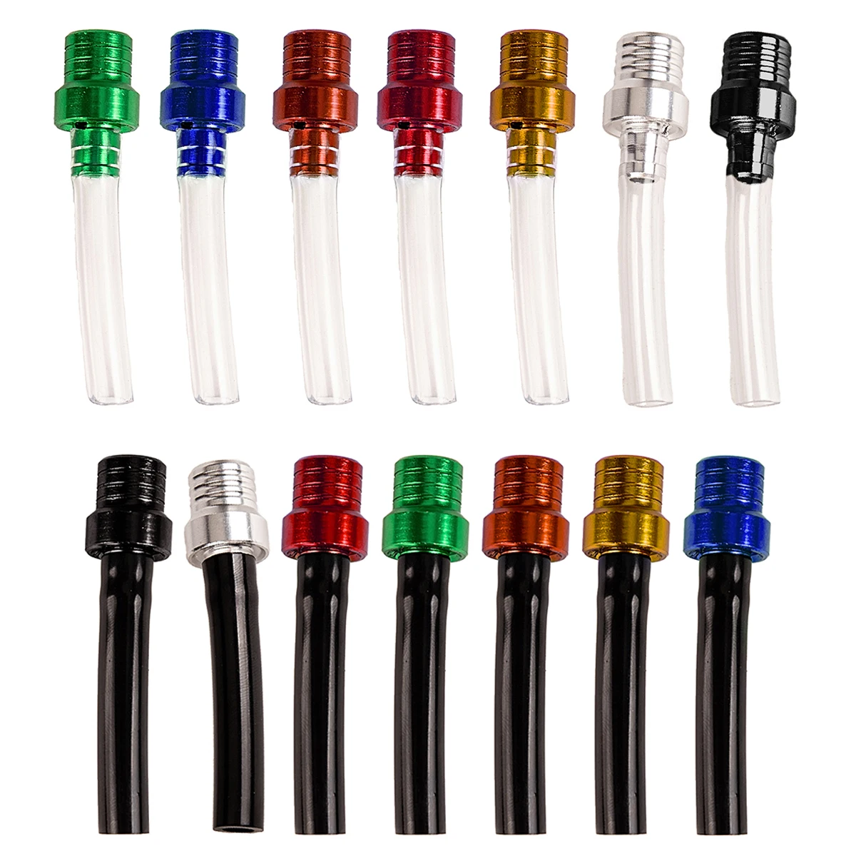 1PC Motorcycle Gas Fuel Cap 2 Way Valves Vent Breather Hoses Tubes For