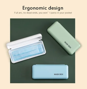 

New Hot Portable Dustproof Moisture-Proof Storage Box Mask Case Medicine Storage Box Band-aid Bill Temporary Storage Folder
