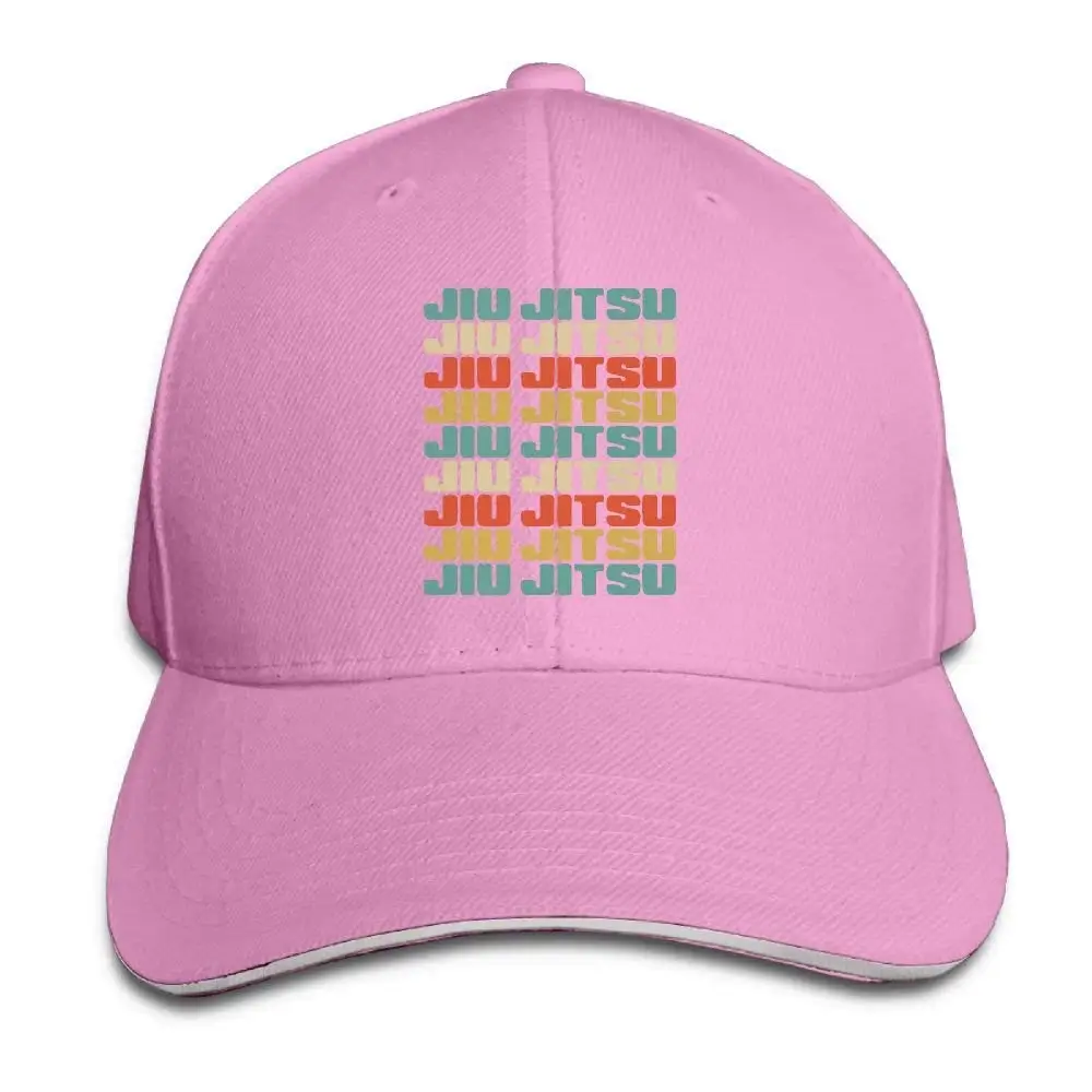 Унисекс JIU Jitsu-бразильская JIU Jitsu Кепка грузовика Регулируемая остроконечная сэндвич Кепка розовый