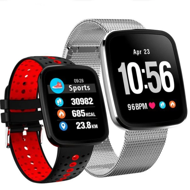 

New V6 Color Screen Smart Bracelet Bluetooth Sports Watch IP67 Waterproof Information Synchronization Heart Rate Blood Pressure
