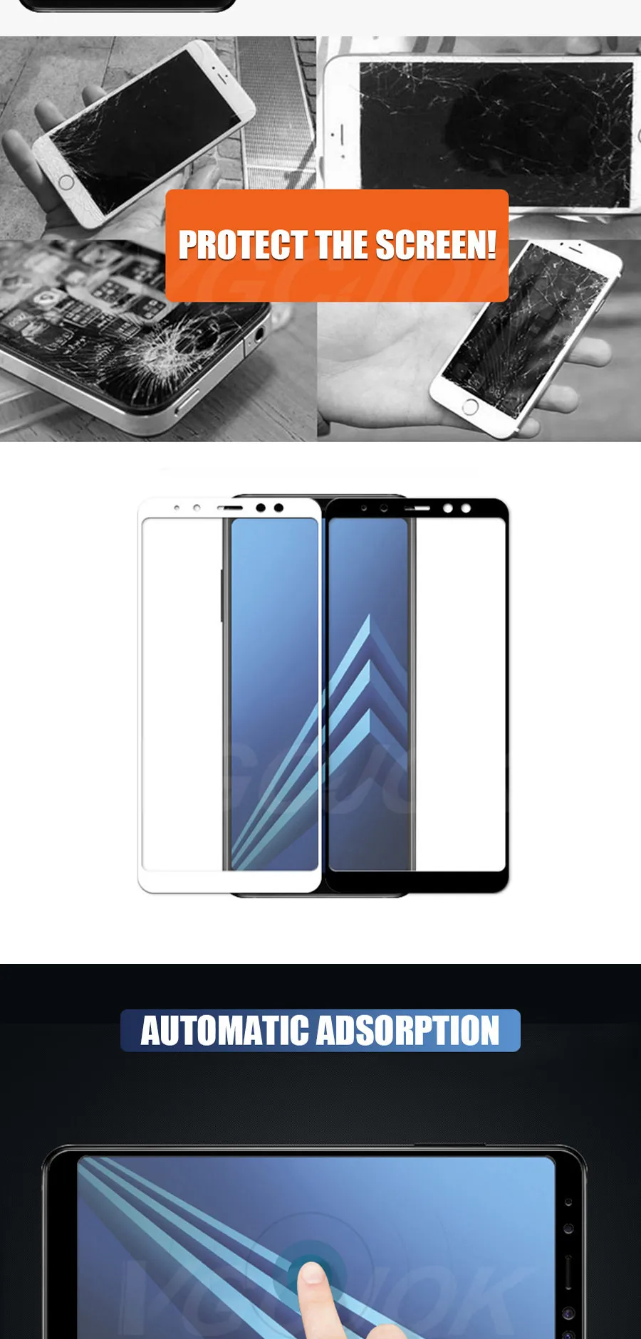 9D защитный Стекло для samsung Galaxy A3 A5 A7 S7 Экран протектор для samsung A6 A8 плюс A9 полный охват Стекло