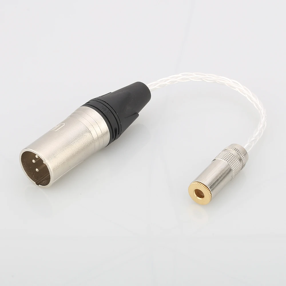 Audiocrast 4Pin сбалансированный XLR штекер до 4 мм Женский аудио адаптер кабель|Кабели VGA|
