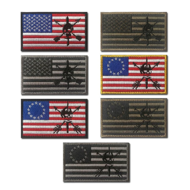 American Flag Moral Patch, Protect What's Yours