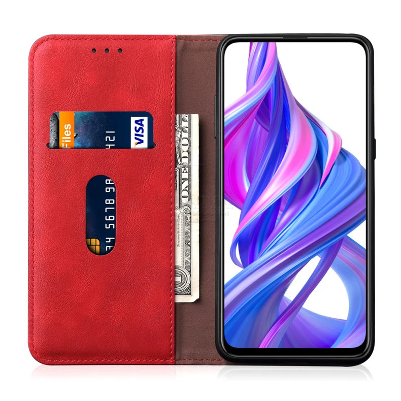 Винтажный кожаный флип-чехол для huawei Honor 9X/9X Pro, кошелек, роскошный магнитный штатив для карт, Обложка для книг, повседневный чехол для телефона, Fundas