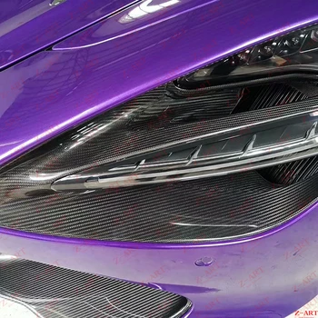 

Z-ART for Mclaren 720S carbon fiber headlights frame for Mclaren 720S carbon fiber headlamp trim for 720S headlamp cover