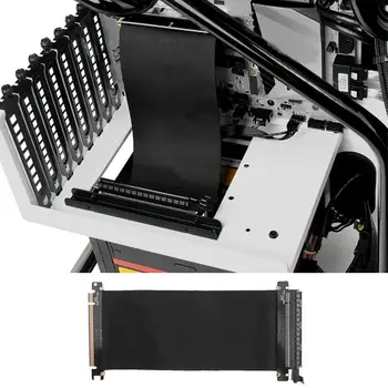 

24cm High Speed PC Graphics Cards PCI Express High Speed 16x Flexible Cable Extension Port Adapter Riser Card