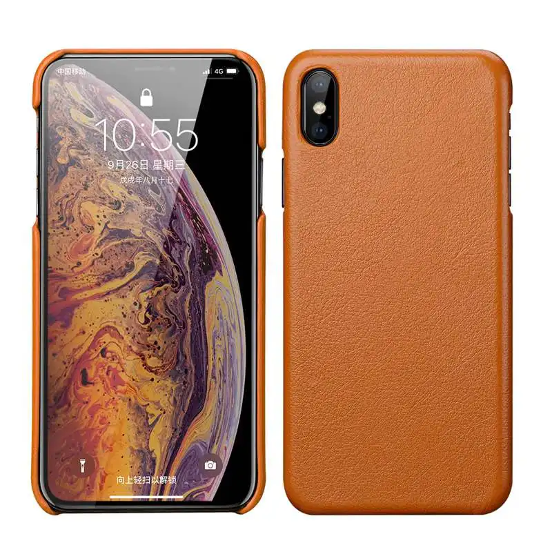 Чехол из натуральной кожи для iPhone X XR XS Max 11 Pro MAX чехол Роскошный Матовый чехол из натуральной коровьей кожи для iPhone XR XS Max чехол для задней панели