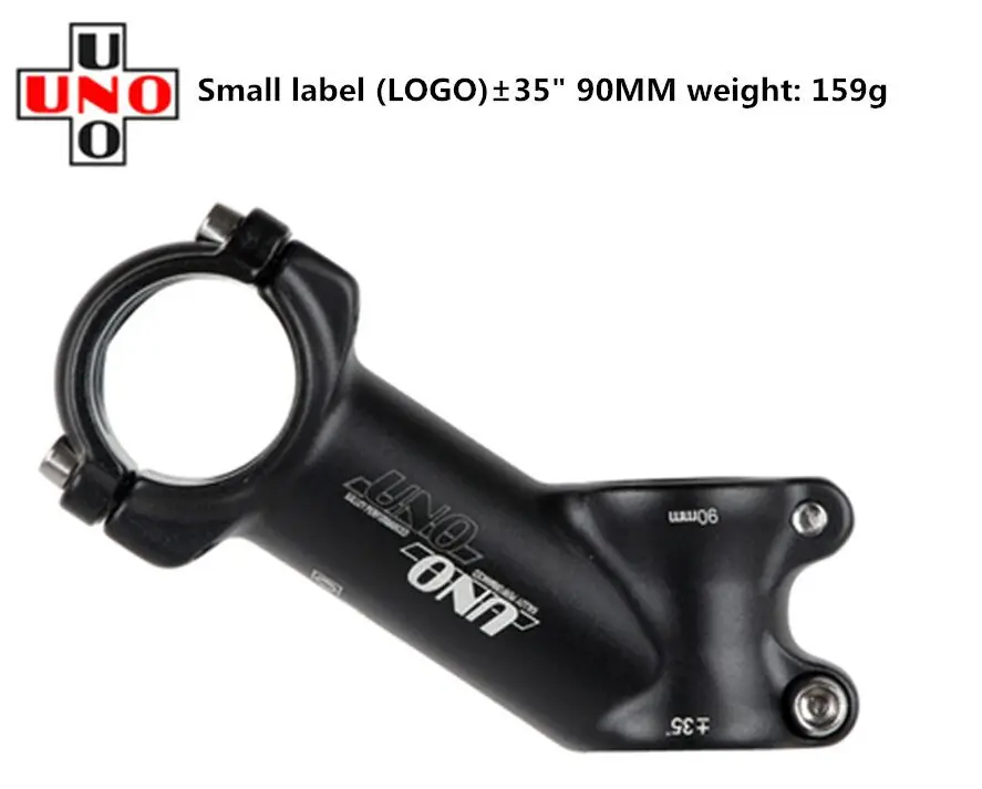 UNO 7 вынос руля велосипеда вынос руля MTB дорожный велосипедный вынос руля 31,8 угол 7/17*70/80/90/100/110/120/130 мм Bicicleta potencia Велоспорт части - Цвет: Small Logo 35-90mm