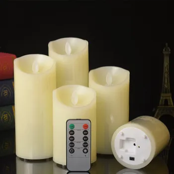 

Electronic light candle led remote control wedding home wedding scene layout decoration large candlelight charging simulation